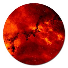 Rosette Nebula 2 Magnet 5  (round) by trendistuff