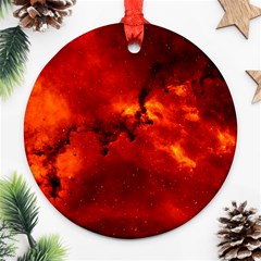 Rosette Nebula 2 Round Ornament (two Sides)  by trendistuff