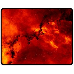 Rosette Nebula 2 Double Sided Fleece Blanket (medium)  by trendistuff