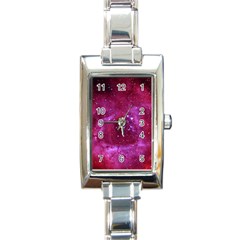 Rosette Nebula 1 Rectangle Italian Charm Watches by trendistuff