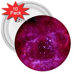 Rosette Nebula 1 3  Buttons (10 Pack)  by trendistuff