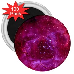 Rosette Nebula 1 3  Magnets (100 Pack) by trendistuff