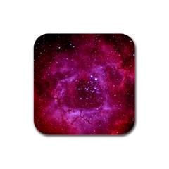 Rosette Nebula 1 Rubber Square Coaster (4 Pack)  by trendistuff