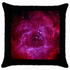 Rosette Nebula 1 Throw Pillow Cases (black) by trendistuff