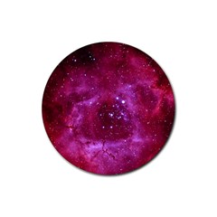 Rosette Nebula 1 Rubber Coaster (round)  by trendistuff