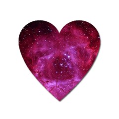 Rosette Nebula 1 Heart Magnet by trendistuff