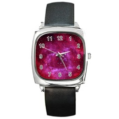 Rosette Nebula 1 Square Metal Watches by trendistuff