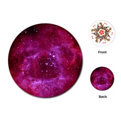 Rosette Nebula 1 Playing Cards (round)  by trendistuff