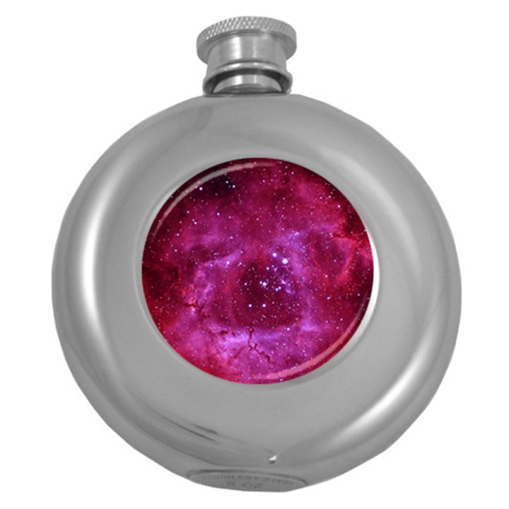 ROSETTE NEBULA 1 Round Hip Flask (5 oz)