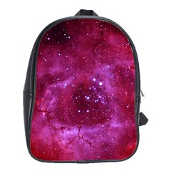 Rosette Nebula 1 School Bags(large)  by trendistuff