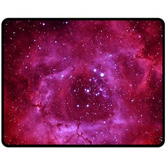 Rosette Nebula 1 Double Sided Fleece Blanket (medium)  by trendistuff