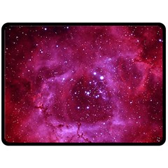 Rosette Nebula 1 Double Sided Fleece Blanket (large)  by trendistuff