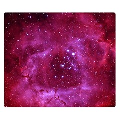 Rosette Nebula 1 Double Sided Flano Blanket (small)  by trendistuff