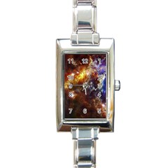 Rosette Cloud Rectangle Italian Charm Watches by trendistuff