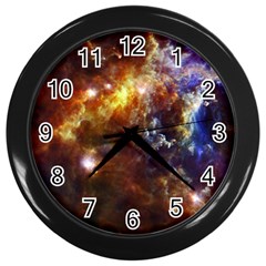 Rosette Cloud Wall Clocks (black) by trendistuff