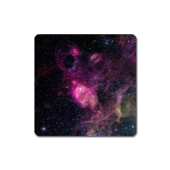 Purple Clouds Square Magnet by trendistuff