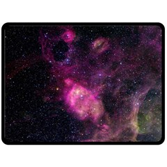 Purple Clouds Fleece Blanket (large)  by trendistuff