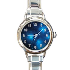 Pleiades Round Italian Charm Watches by trendistuff