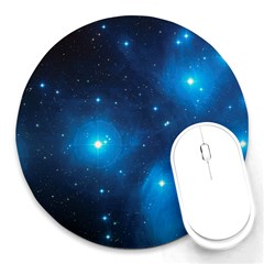 Pleiades Round Mousepads by trendistuff