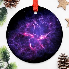 Pia17563 Round Ornament (two Sides)  by trendistuff