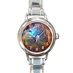 Orion Nebula Round Italian Charm Watches by trendistuff