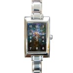 MYSTIC MOUNTAIN Rectangle Italian Charm Watches Front