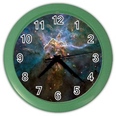 Mystic Mountain Color Wall Clocks by trendistuff