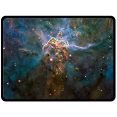 Mystic Mountain Fleece Blanket (large)  by trendistuff