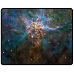 Mystic Mountain Double Sided Fleece Blanket (medium)  by trendistuff