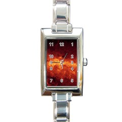 Milky Way Clouds Rectangle Italian Charm Watches by trendistuff