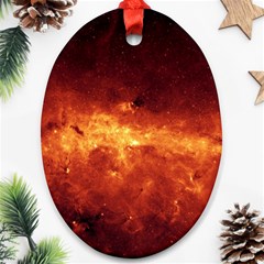 Milky Way Clouds Ornament (oval)  by trendistuff