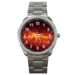 Milky Way Clouds Sport Metal Watches by trendistuff