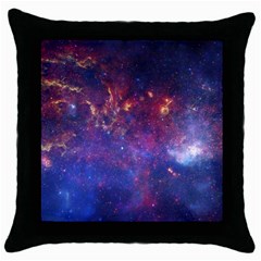 Milky Way Center Throw Pillow Cases (black) by trendistuff