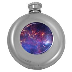 Milky Way Center Round Hip Flask (5 Oz) by trendistuff