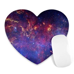 Milky Way Center Heart Mousepads by trendistuff