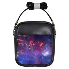 Milky Way Center Girls Sling Bags by trendistuff