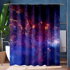 Milky Way Center Shower Curtain 60  X 72  (medium)  by trendistuff