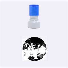 Milky Way Center Rubber Round Stamps (small) by trendistuff