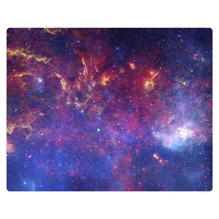 MILKY WAY CENTER Double Sided Flano Blanket (Medium) 