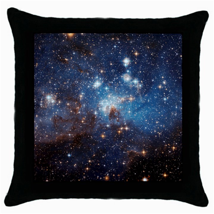 LH_95 Throw Pillow Cases (Black)