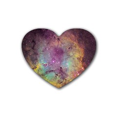 Ic 1396 Rubber Coaster (heart)  by trendistuff