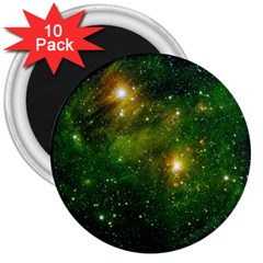 Hydrocarbons In Space 3  Magnets (10 Pack)  by trendistuff