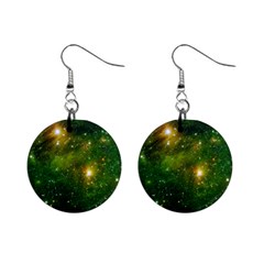 Hydrocarbons In Space Mini Button Earrings by trendistuff