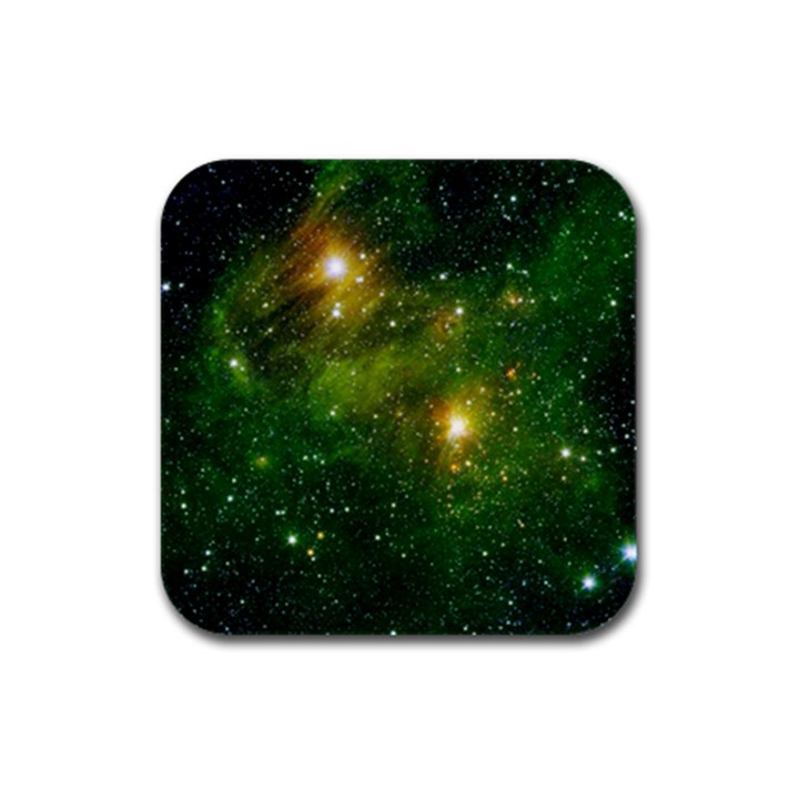 HYDROCARBONS IN SPACE Rubber Square Coaster (4 pack) 