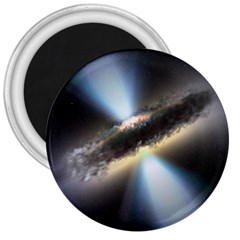 Hidden Black Hole 3  Magnets by trendistuff