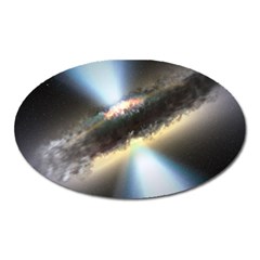 Hidden Black Hole Oval Magnet by trendistuff