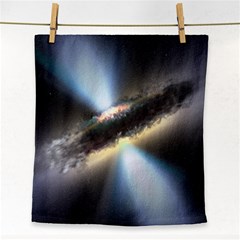 Hidden Black Hole Face Towel by trendistuff