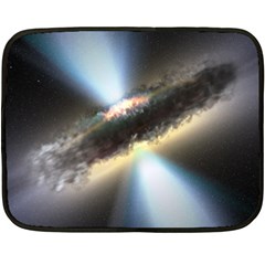 Hidden Black Hole Fleece Blanket (mini) by trendistuff