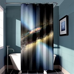 Hidden Black Hole Shower Curtain 36  X 72  (stall)  by trendistuff