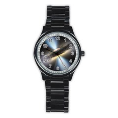 Hidden Black Hole Stainless Steel Round Watches by trendistuff